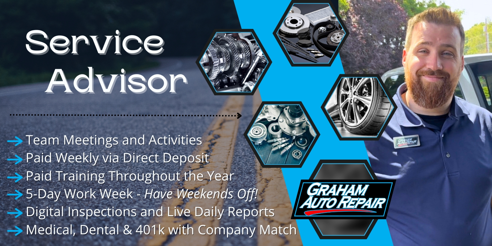Service Advisor Career at Graham Auto Repair in Graham, WA and Yelm, WA